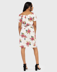 Load image into Gallery viewer, WHITE OFF SHOULDER DRESS
