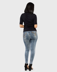 Load image into Gallery viewer, BLACK 3/4 SLEEVE TOP
