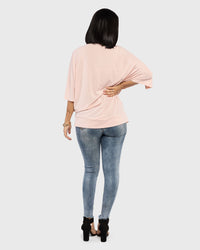 Load image into Gallery viewer, PEACH BUTTON DETAIL TOP
