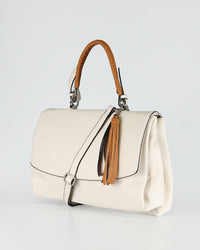 Load image into Gallery viewer, CREAM TASSEL HANDBAG
