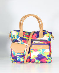 Load image into Gallery viewer, MULTI COLOR SATCHEL HANDBAG
