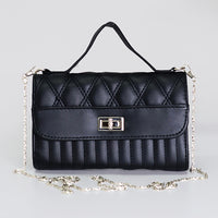 Load image into Gallery viewer, BLACK MESSENGER BAG
