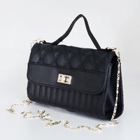 Load image into Gallery viewer, BLACK MESSENGER BAG
