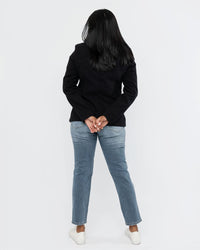 Load image into Gallery viewer, BLACK MELTON COAT
