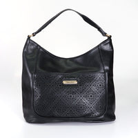 Load image into Gallery viewer, BLACK LASER CUT BAG
