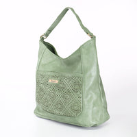 Load image into Gallery viewer, MINT GREEN LASER CUT BAG
