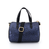 Load image into Gallery viewer, BLUE ANIMAL PRINT MINI BAG
