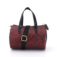 Load image into Gallery viewer, RED ANIMAL PRINT MINI BAG
