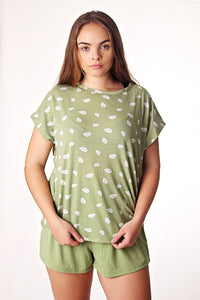 Load image into Gallery viewer, TOP &amp; SHORTS PJ SET
