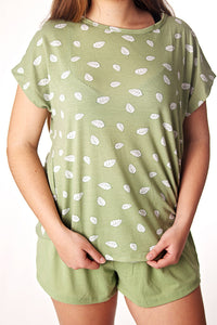 Load image into Gallery viewer, TOP &amp; SHORTS PJ SET
