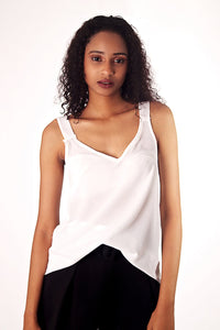 Load image into Gallery viewer, CREAM STRAPPY TOP
