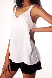 Load image into Gallery viewer, CREAM STRAPPY TOP
