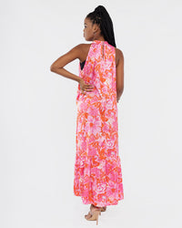 Load image into Gallery viewer, PINK &amp; ORANGE MAXI DRESS
