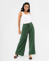 Load image into Gallery viewer, GREEN BOOTLEG PANTS
